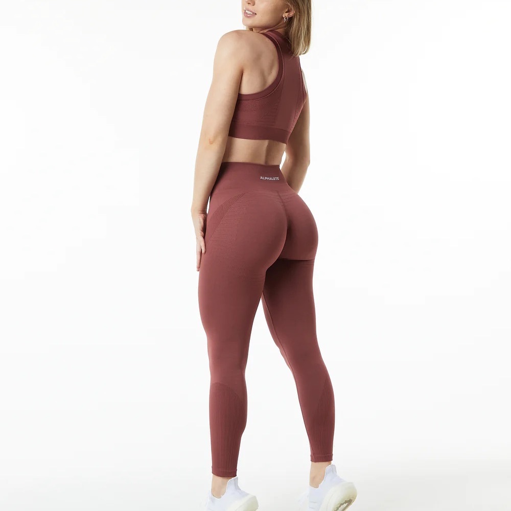 Alphalete Ozone Leggings in Gingerbread